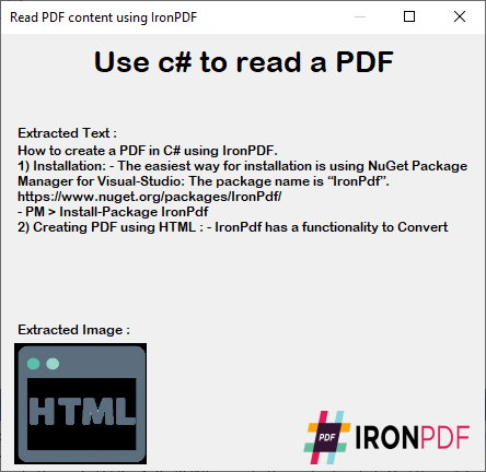 Csharp Read Pdf5 related to ~ C# Form ~