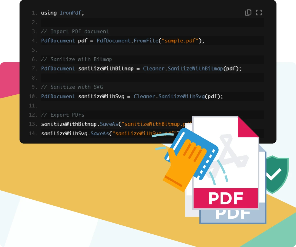 Sanitize Pdfs related to Sanitize PDFs