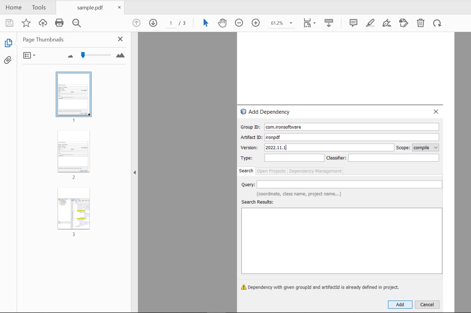 A Comparison between IronPDF For Java and Apache PDF Box for Java - Figure 13: PDFBox Images to Output