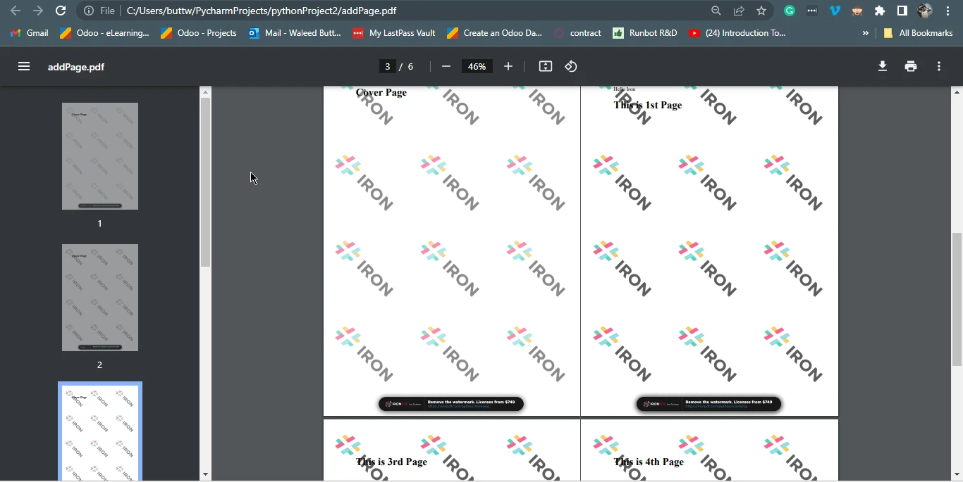 How to Add or Remove PDF Pages Using Python, Figure 4: Output file