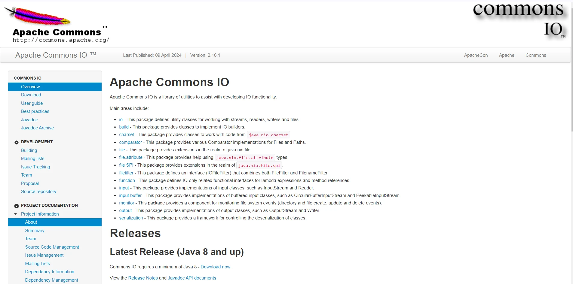 Apache Commons IO (How It Works For Developers): Figure 1