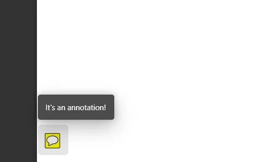 A Comparison Between IronPDF & Apryse C#: Figure 17 - Outputted PDF with icon and annotation