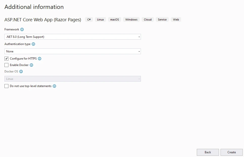 How to Generate PDF Reports using the ASP.NET: Figure 3 - Target Framework