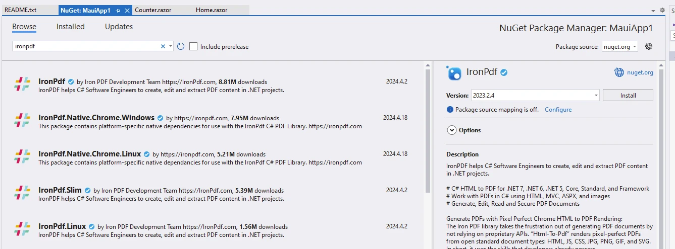 How to Generate PDF Reports using the ASP.NET: Figure 5 - IronPDF