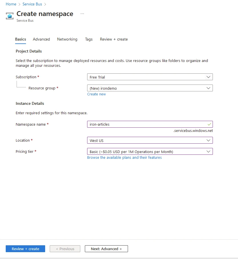 Azure.Messaging.ServiceBus Example C# (How It Works): Figure 7