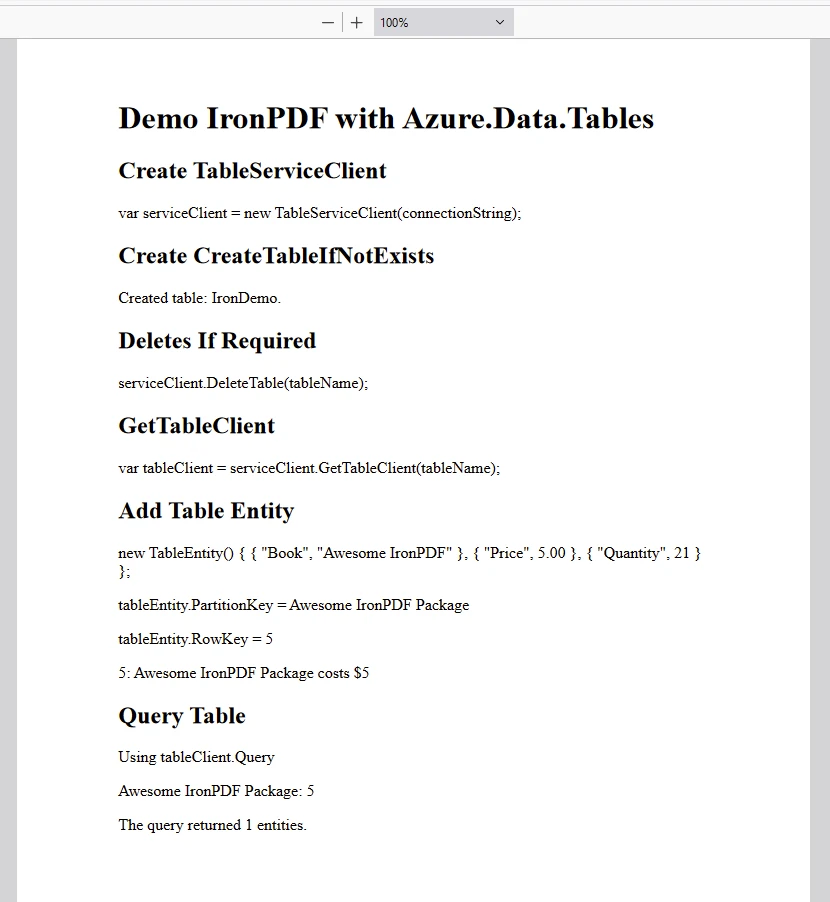 Azure Tables (How It Works For Developers): Figure 9