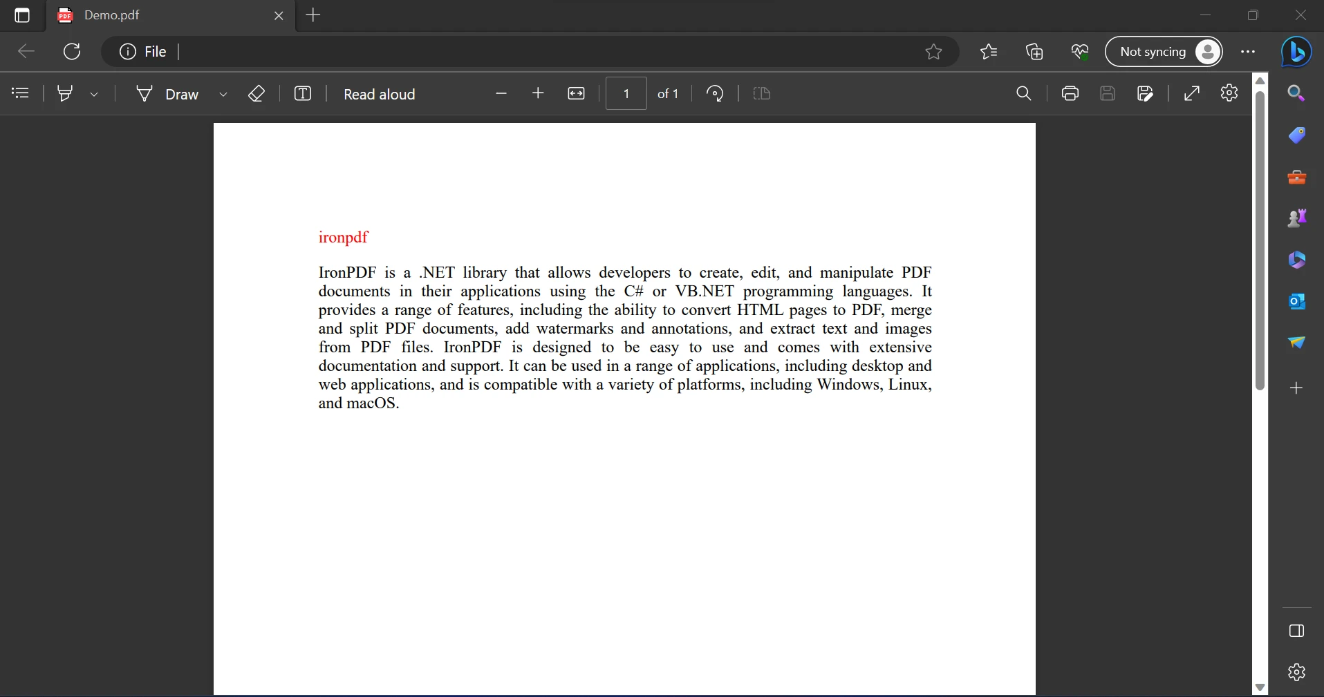 How to Use ChatGPT with IronPDF For C# Developer, Figure 8: The exported PDF file