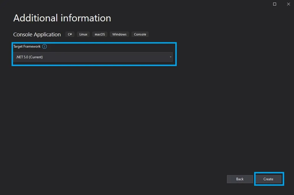 C# Create PDF (Code Example Tutorial), Figure 03: .NET Framework selection