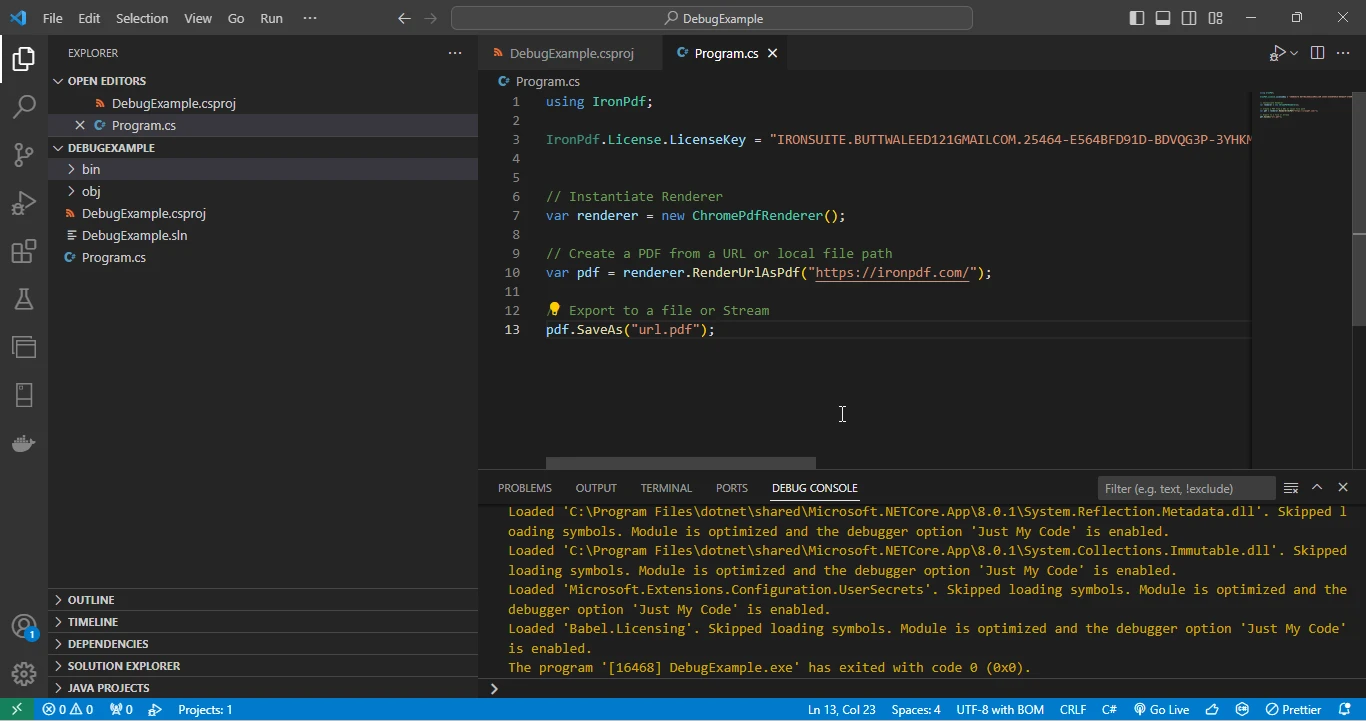 C# Dev Kit VS Code Extension (How It Works For Developers): Figure 7