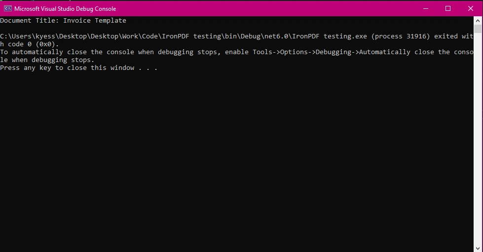 C# Exclamation Mark After Variable (Example): Figure 2