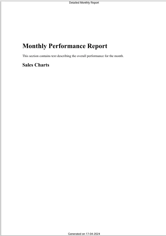 C# Optional Parameters (How It Works For Developers): Figure 3 - PDF Report Output