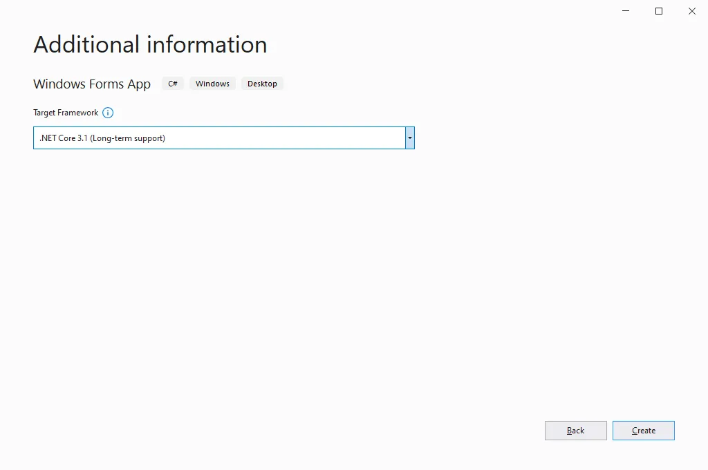 C# Read PDF File: Easy Tutorial, Figure 9: .NET Core 3.1 version