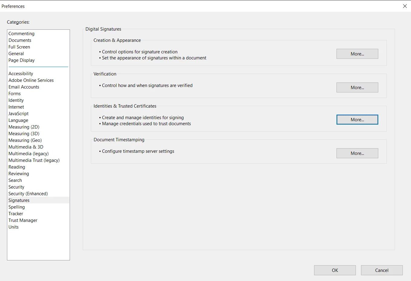 How to Add Digital Signatures to PDFs in Java, Figure 2: The project preferences