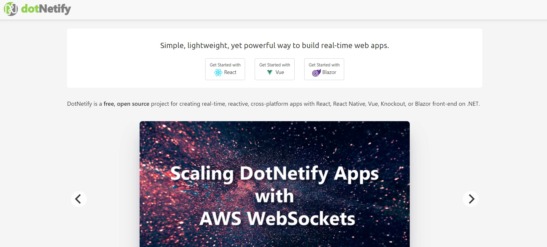 dotnetify .NET (How It Works For Developers): Figure 1