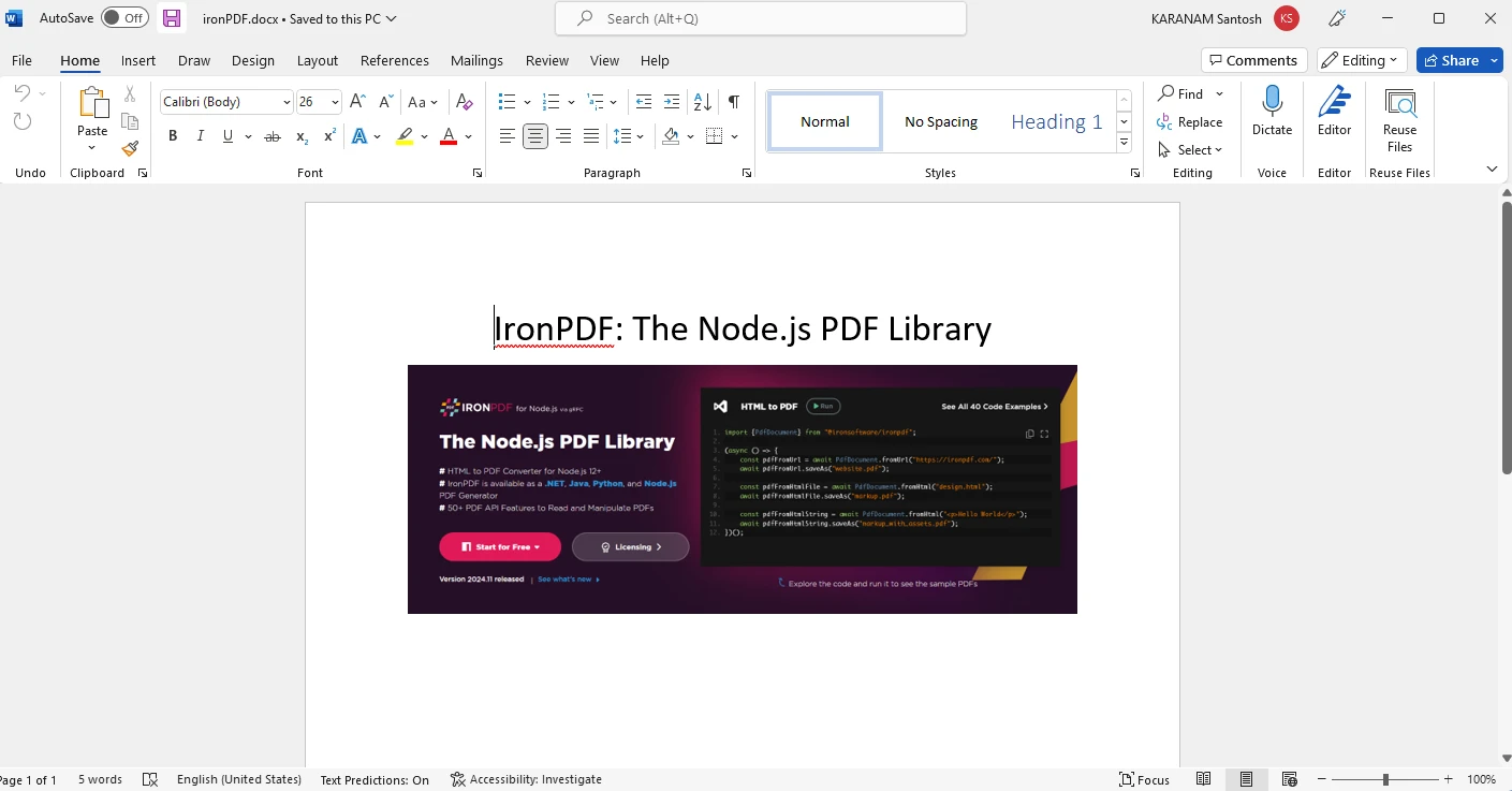 How to Extract Images From PDF in Node.js: Figure 1 - Sample File