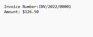 How to Extract Invoice Data From PDF in Python, Figure 4: The output text