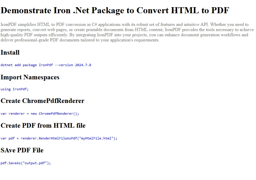 GroupDocs Alternatives for HTML to PDF Converter in C#: Figure 12