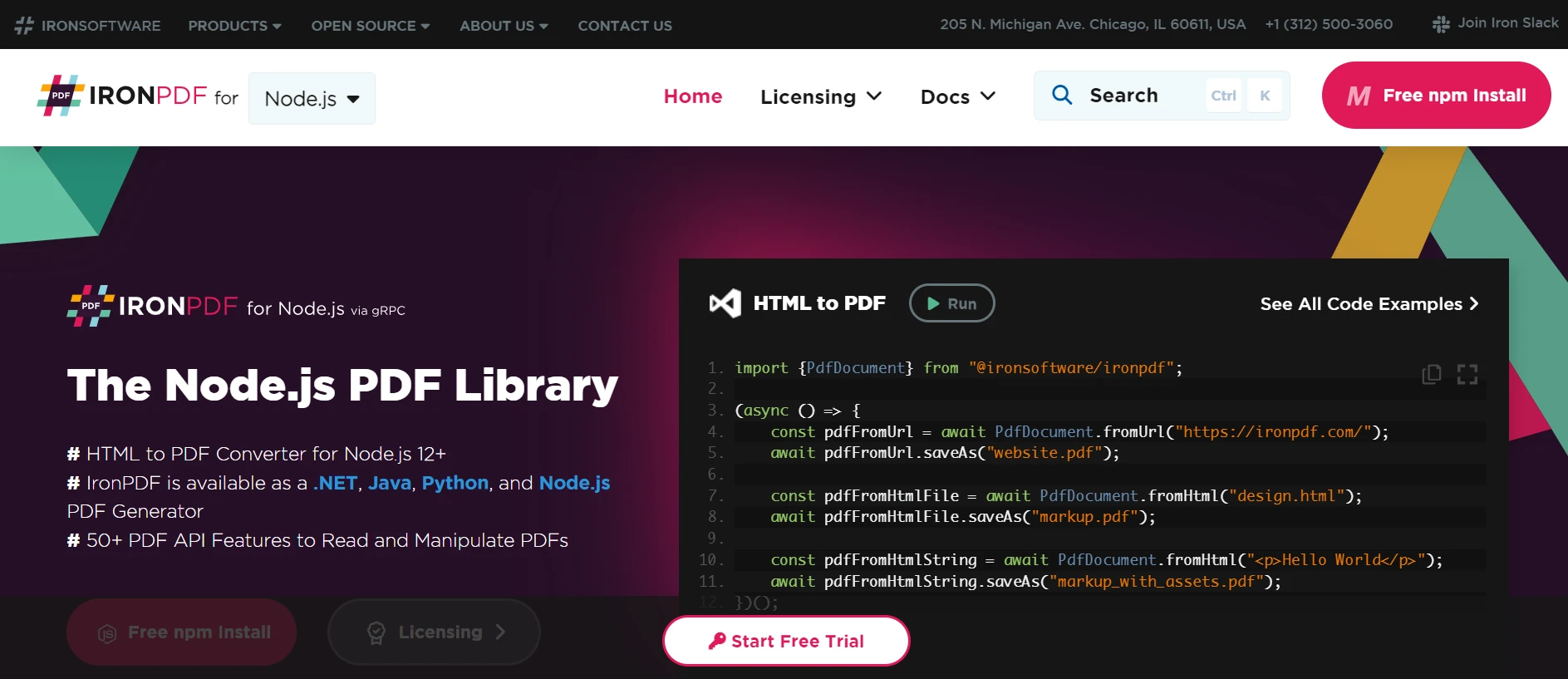 hapi node js (How It Works For Developers): Figure 3 - IronPDF