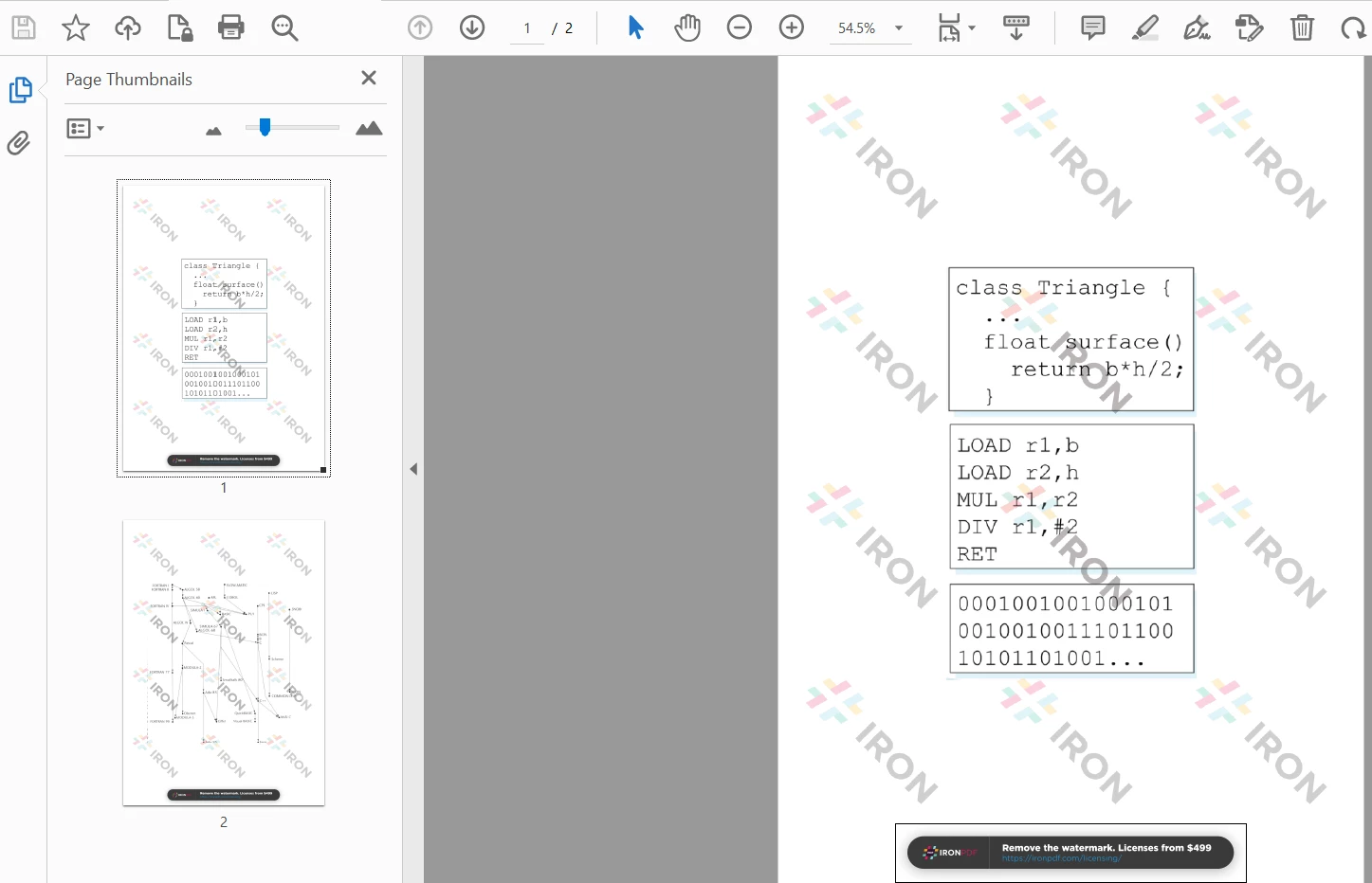 How to Convert PNG to PDF in Java (Tutorial), Figure 1: PNG to PDF Output