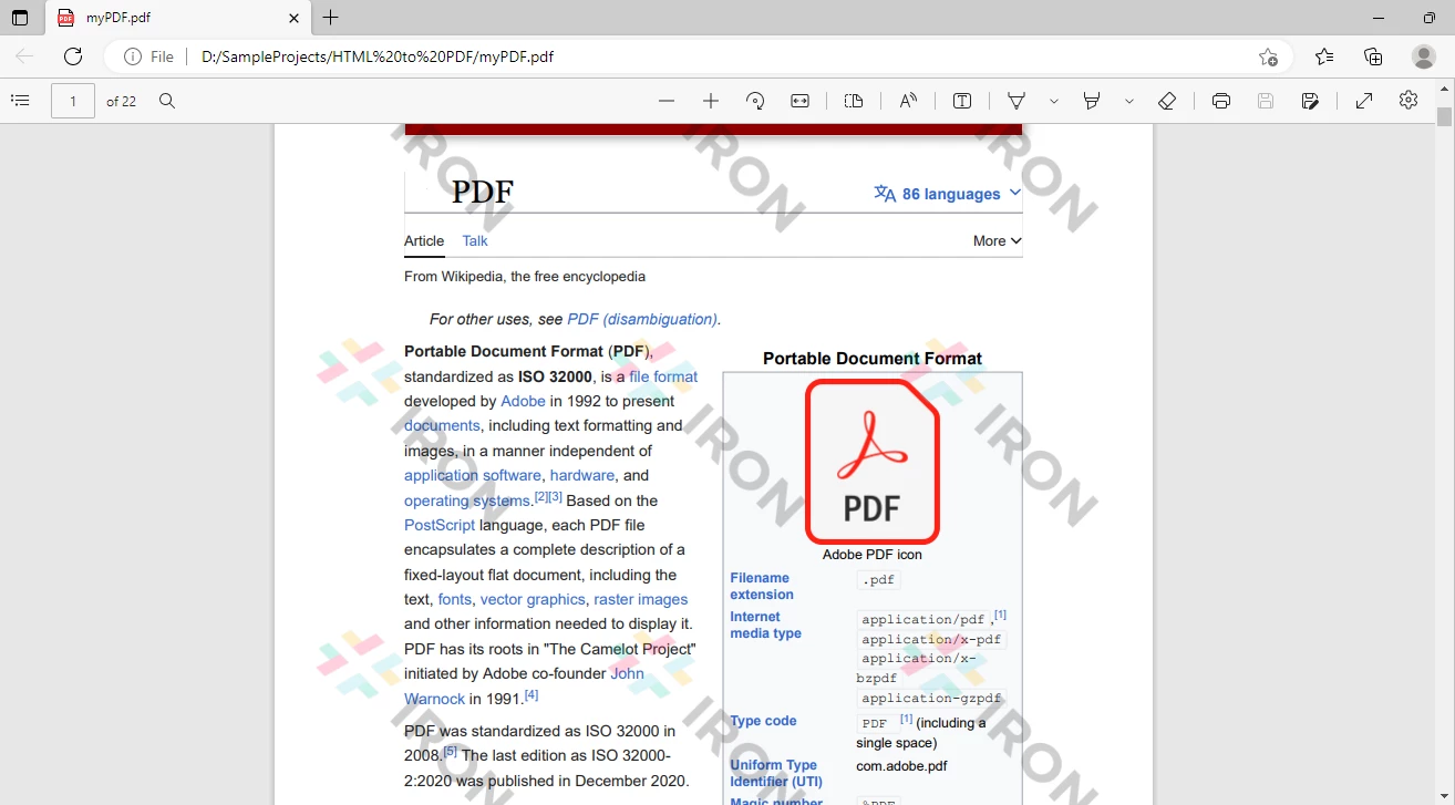 How to Generate PDF Files From Java Applications Dynamically, Figure 8: Output PDF