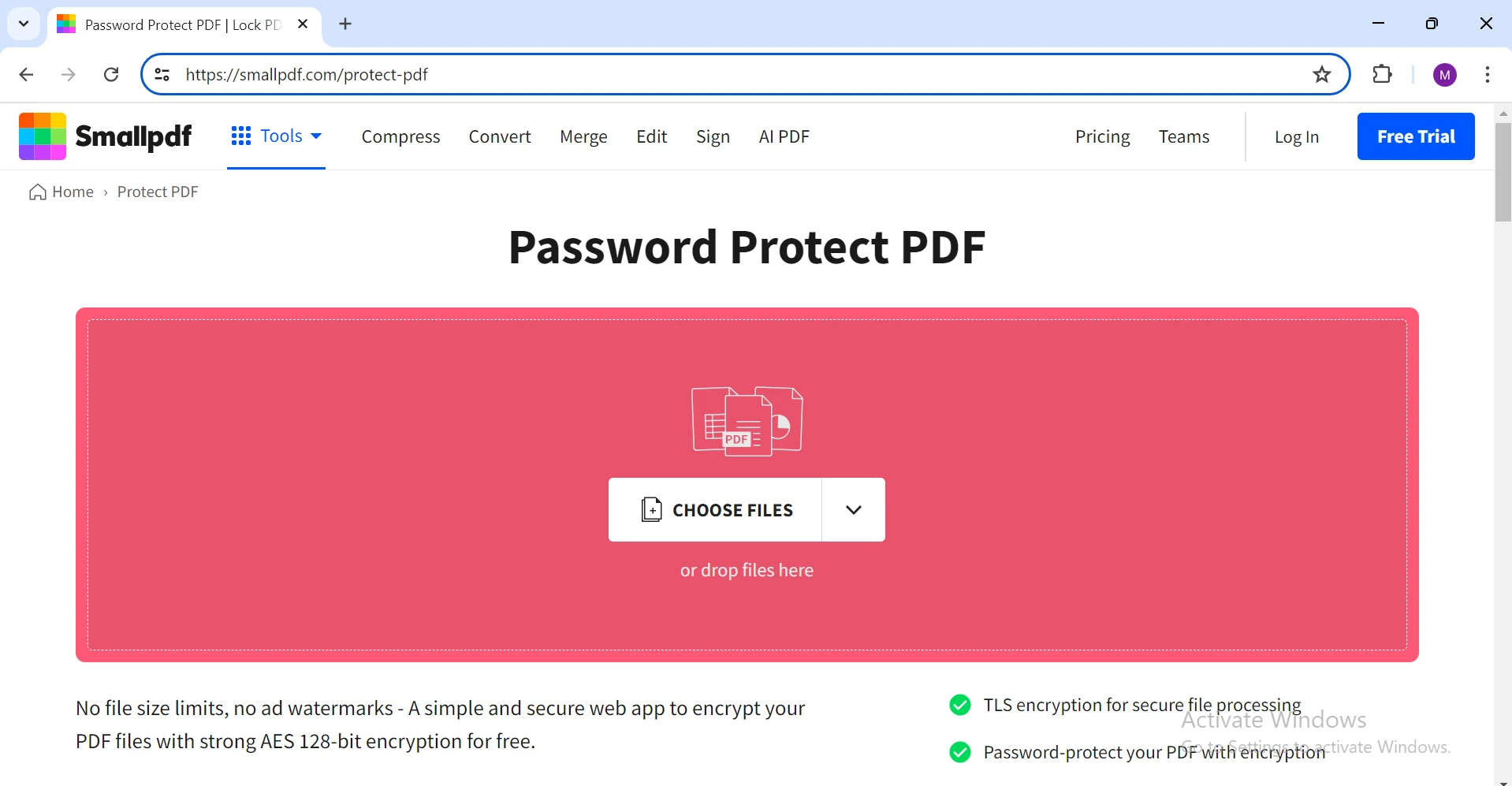 How to Password Protect a PDF Without Adobe Pro: Figure 1