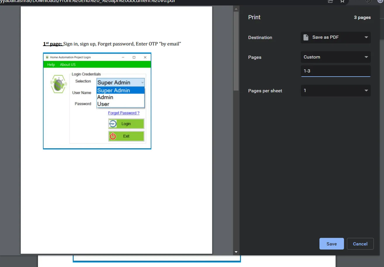 How to Separate PDF Pages, Figure 5: Custom number of pages to be printed