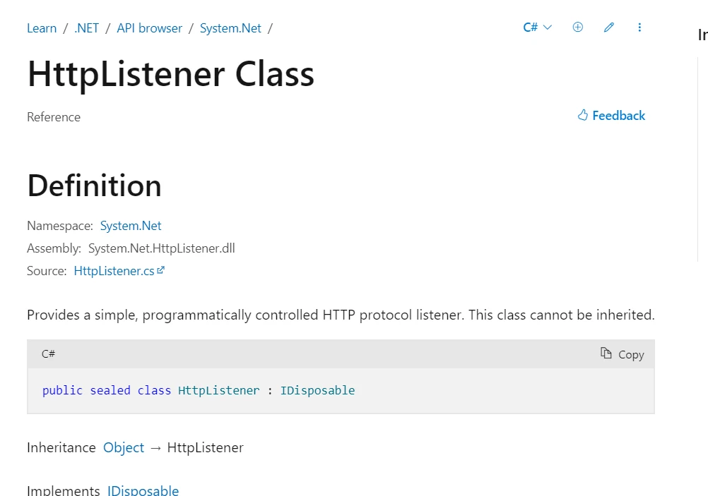 HttpListener C# (How It Works For Developers): Figure 1