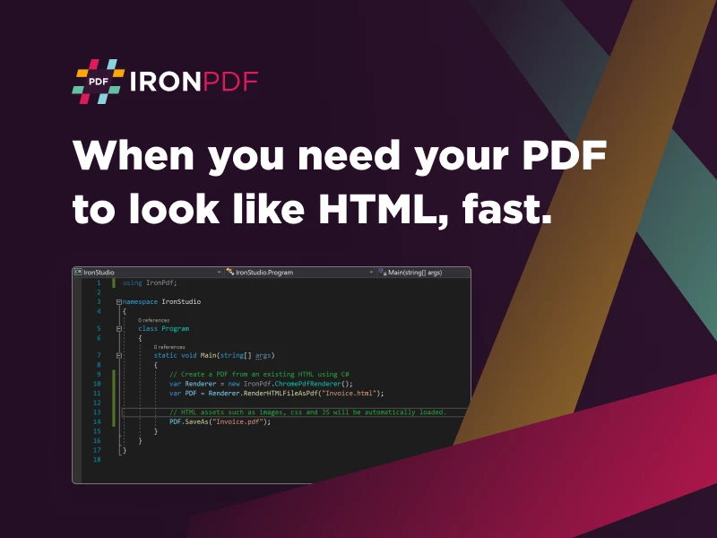 A Comparison between iTextSharp and IronPDF For Editing PDF: Figure 4 - IronPDF