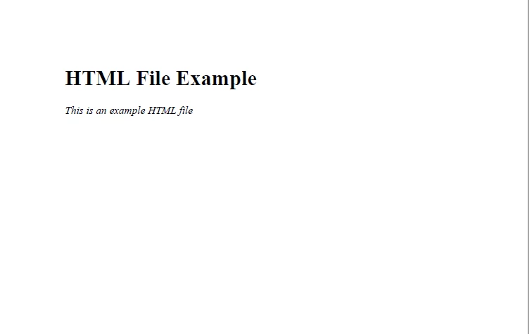 Java PDF Generator (Code Example Tutorial), Figure 2: HTML File to PDF Output