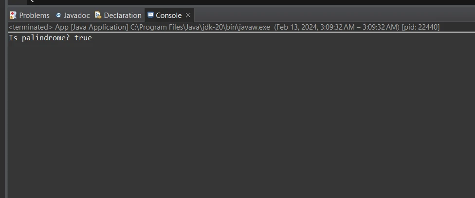 Java Substring Method (How It Works For Developers): Figure 4 - Console output from the previous code