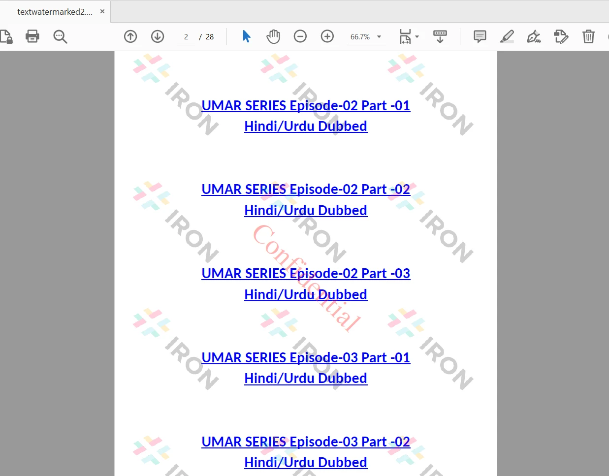 How to Watermark PDF Files in Java, Figure 3: The watermarked PDF file