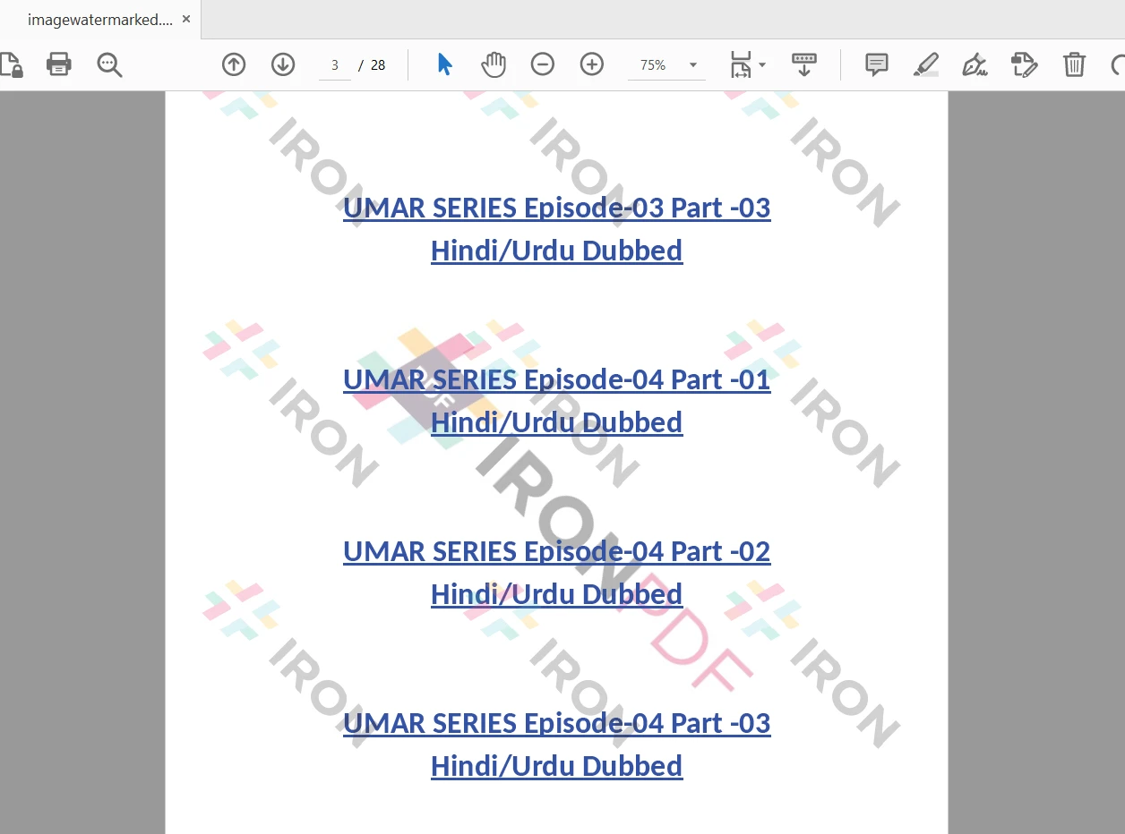 How to Watermark PDF Files in Java, Figure 4: The watermarked PDF file