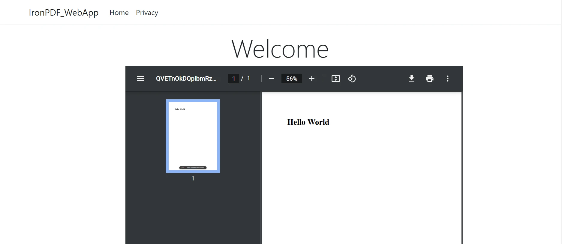 How to View PDF Files in JavaScript: Figure 2