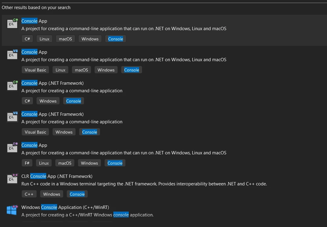 A Comparison of Between Jsreport and IronPDF: Figure 2 - Separate Project- Console App