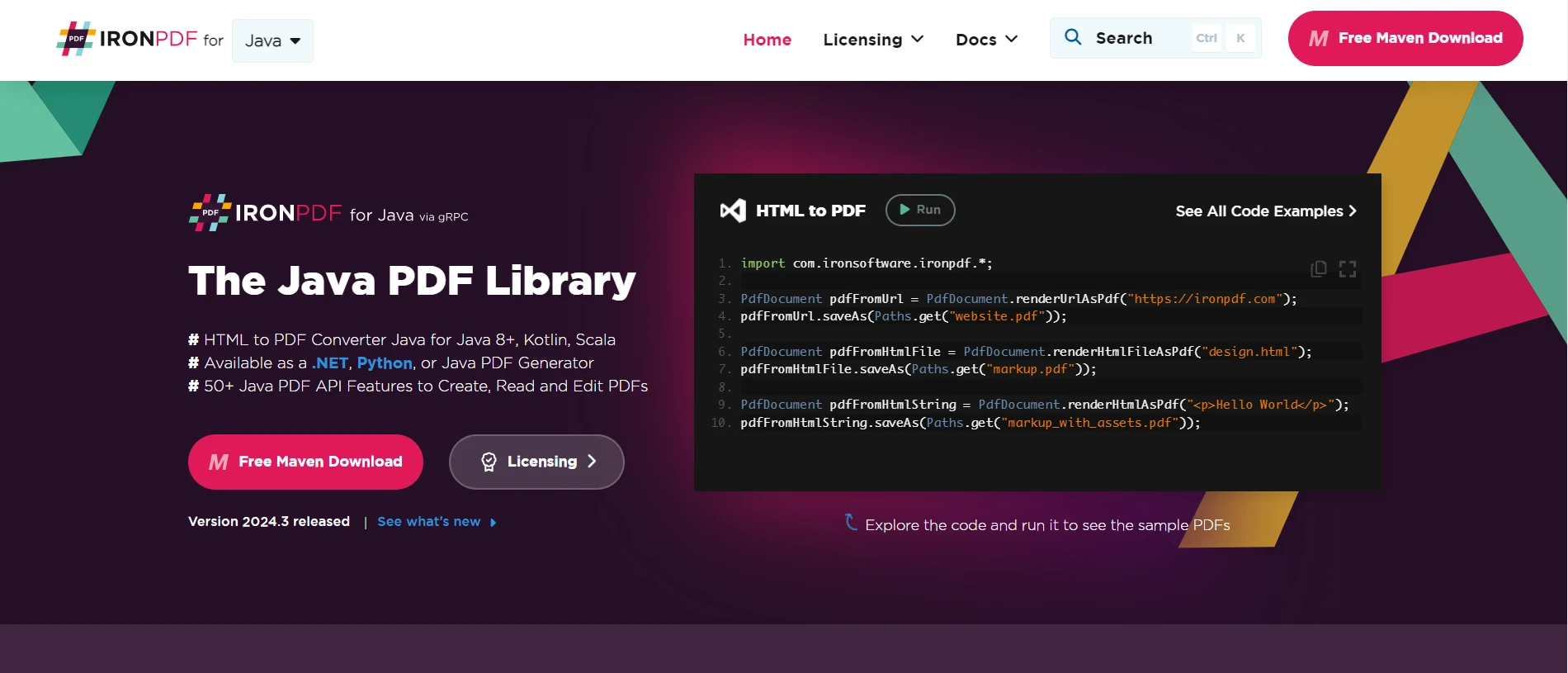 Logback (How It Works For Developers): Figure 2 - IronPDF