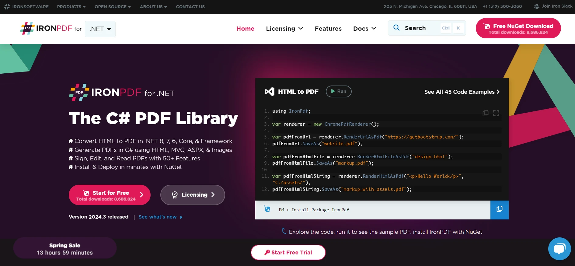 Mediatr C# (How It Works For Developers): Figure 3 - IronPDF