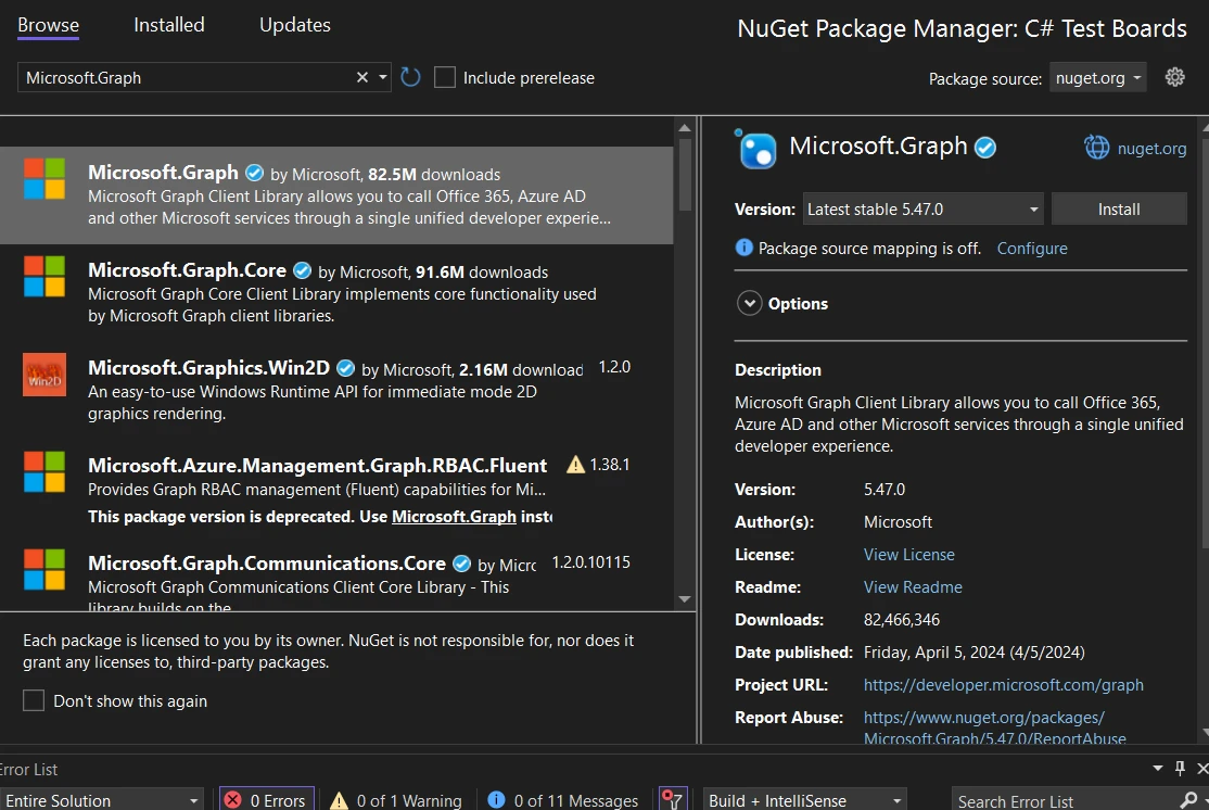 MS Graph .NET (How It Works For Developers): Figure 1