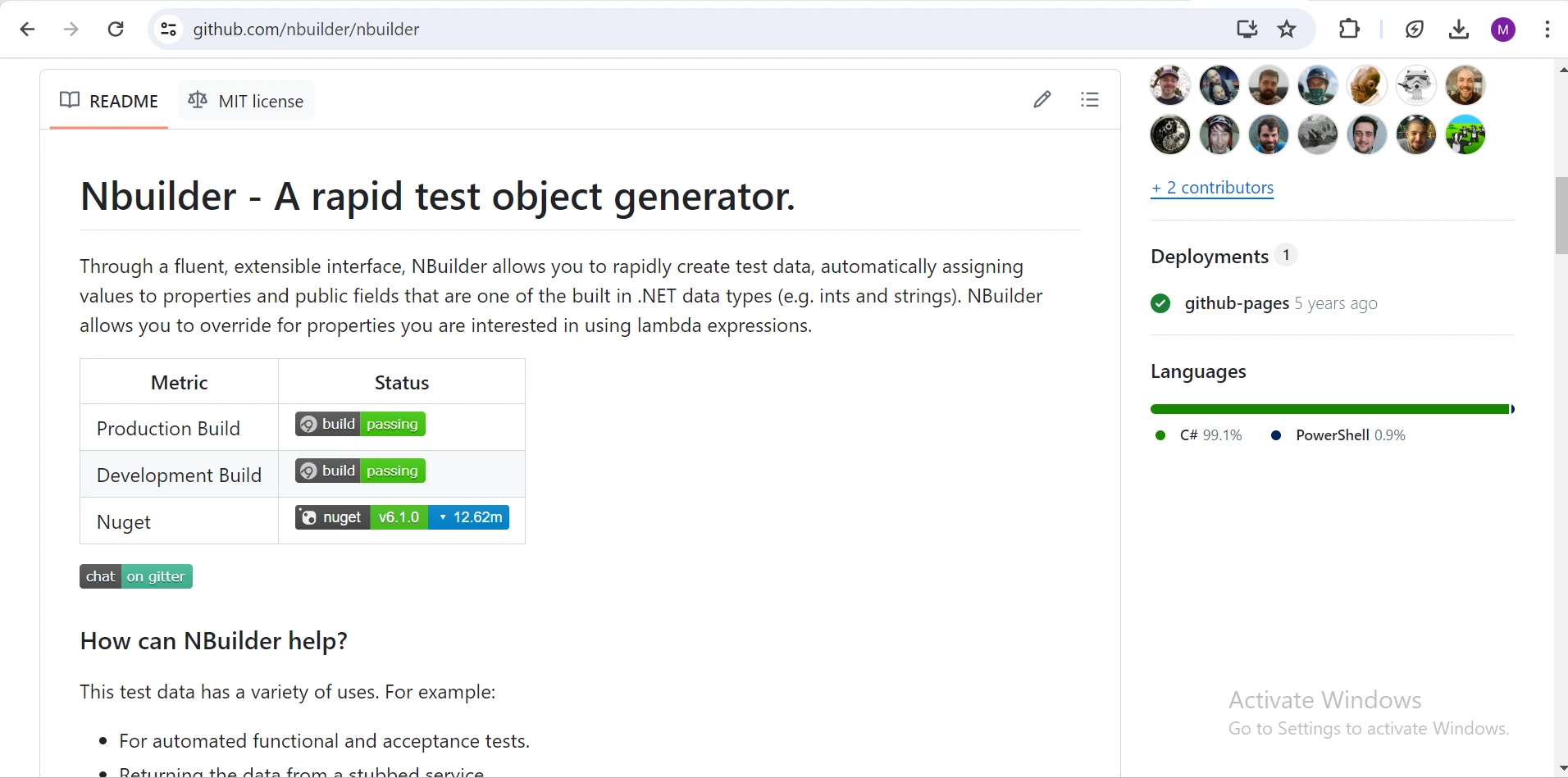 NBuilder .NET (How It Works For Developers): Figure 1 - NBuilder 