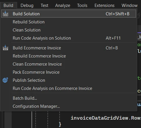 .NET Software Development (How It Works For Developers): Figure 7 - Build Solution