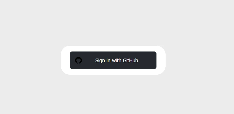 next-auth NPM (How It Works For Developers): Figure 5 - Login with GitHub button