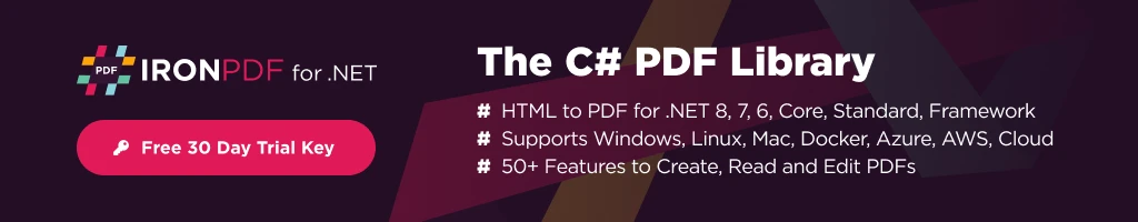 NuGet PDF Generator in .NET (Developer Tutorial): Figure 2 - IronPDF for .NET