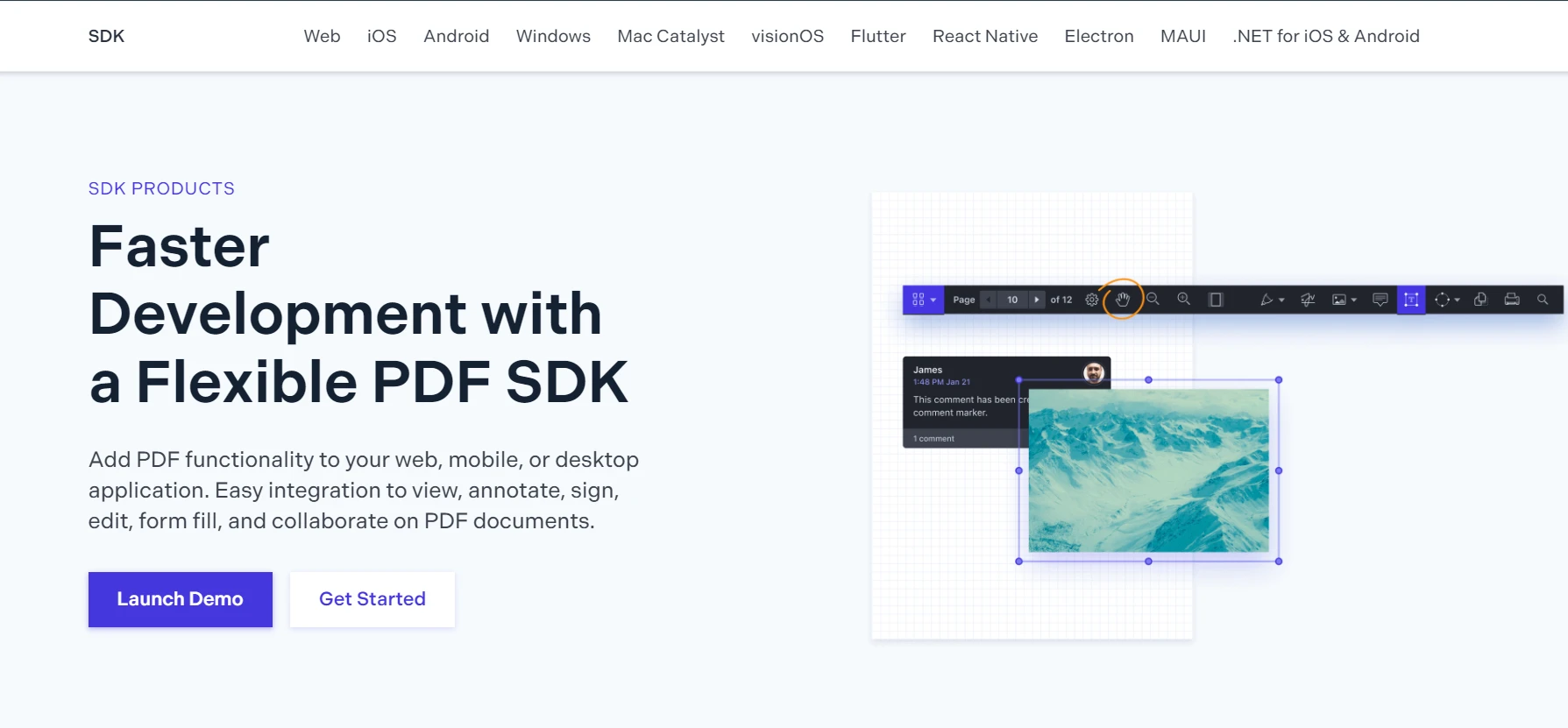 PDFA Library in C# (Comparison List for .NET Developers): Figure 5 - PSPDFKit