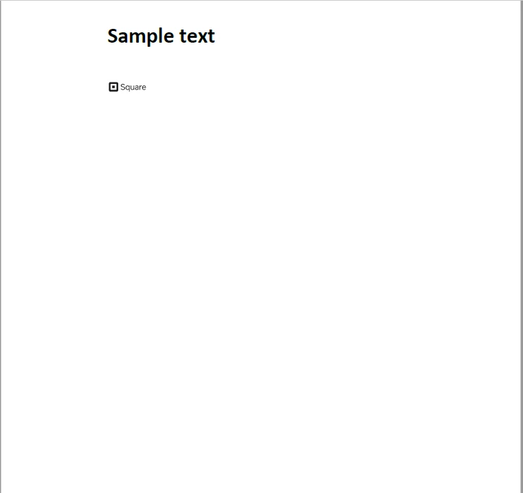 A Comparison between IronPDf and PDFium.NET, Figure 7: PDFium.NET Generate PDF