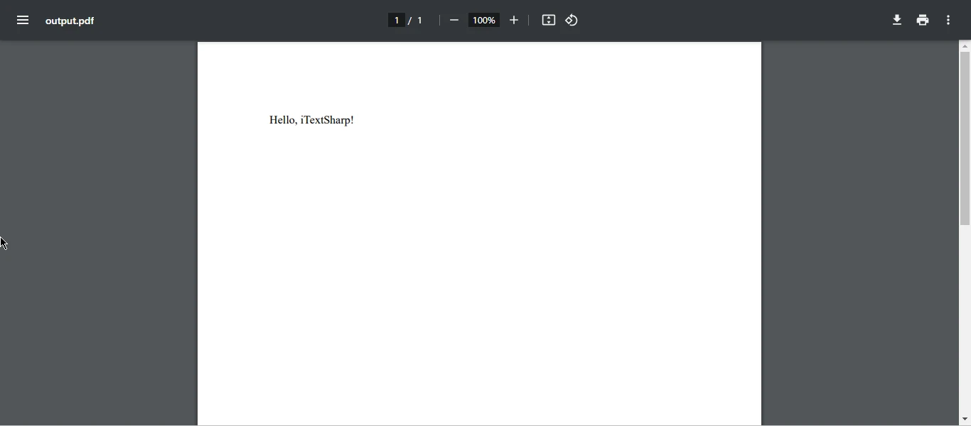 PDFsharp vs iTextSharp (C# PDF Library Comparison): Figure 2