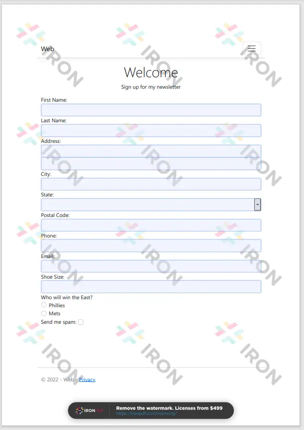 Product Comparisons with IronPDF, Figure 4: Aspose Download Page