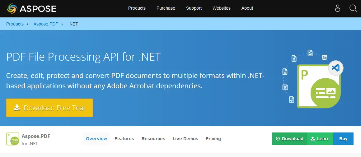 Product Comparisons with IronPDF, Figure 8: Aspose Licensing Model