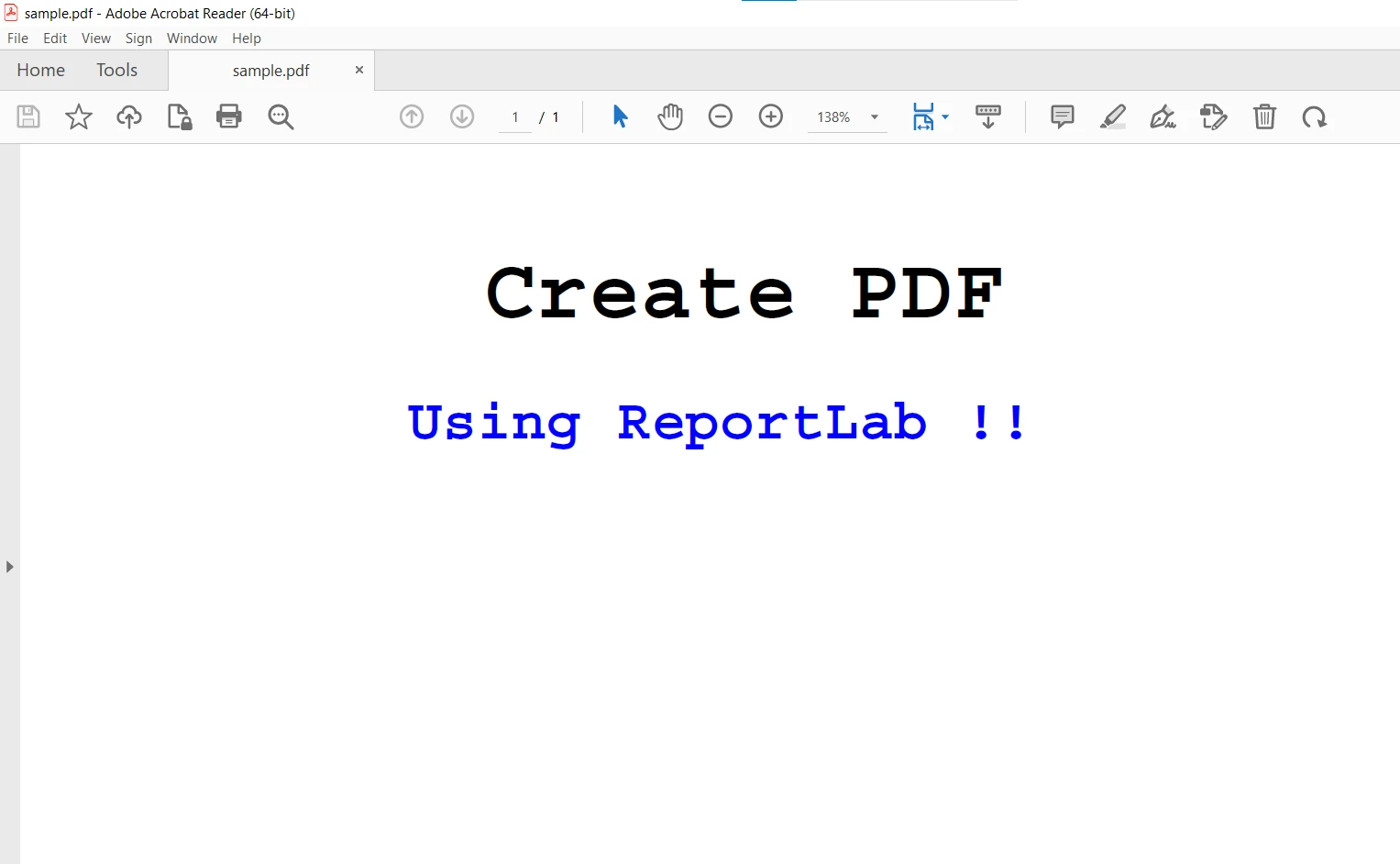 Comment créer un fichier PDF en Python : Figure 2