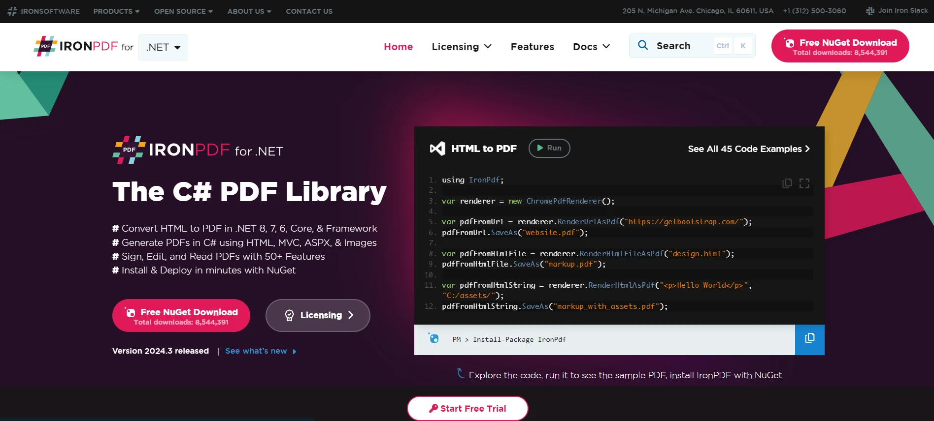 A Comparsion Between Report .NET & IronPDF: Figure 7 - URL to PDF conversion output using IronPDF