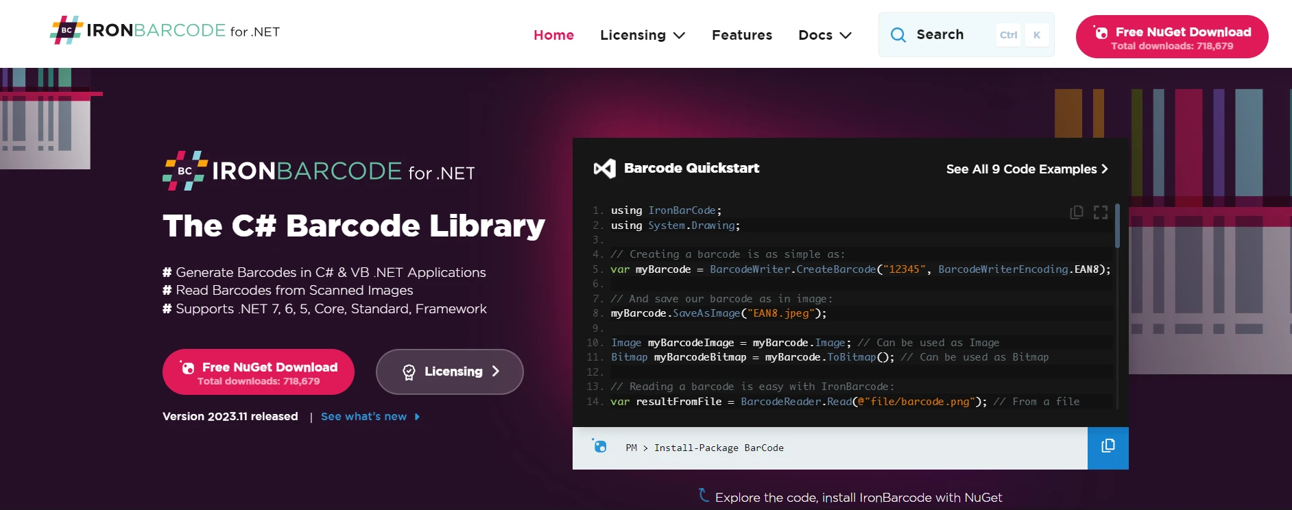 Serilog .NET (How It Works For Developer): Figure 4 - IronBarcode