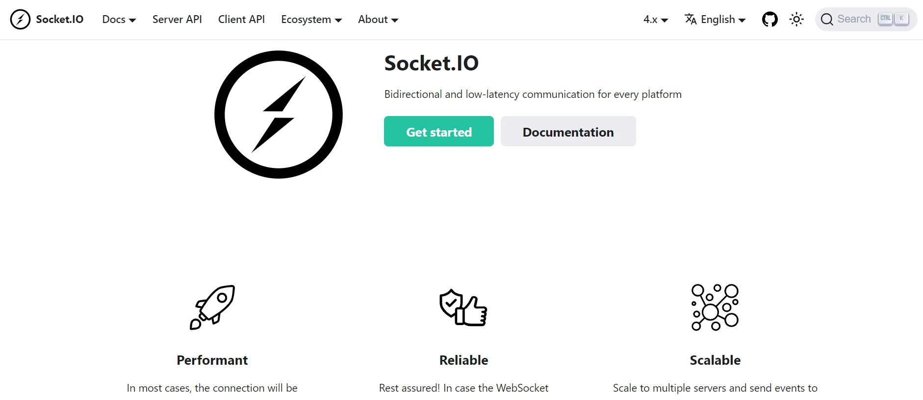 Socket io node.js (How It Works For Developers): Figure 1 - Socket.IO: Bidirectional and low-latency commination for every platform.